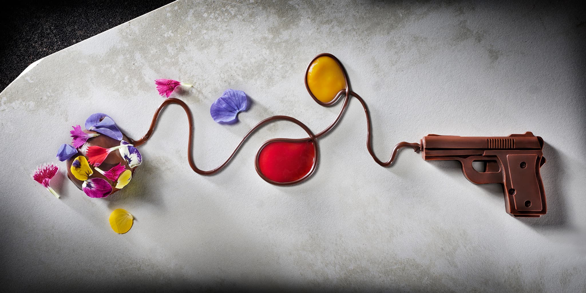 Pistola chut de chocolate